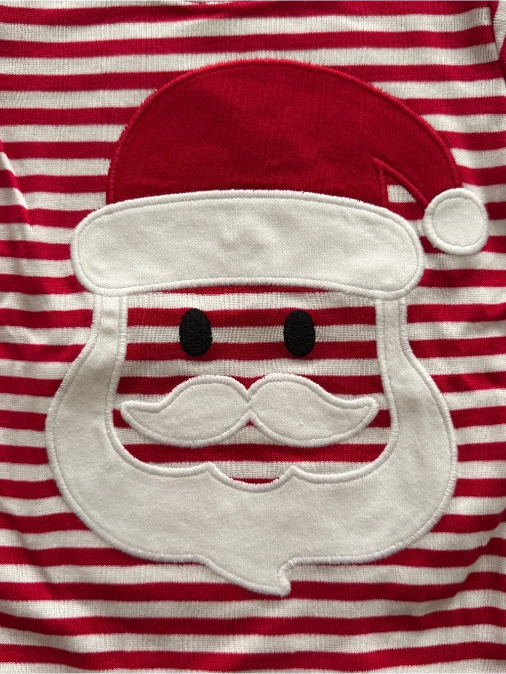 The Children’s Place Red & White Striped Santa Holiday Pajama Set NWT